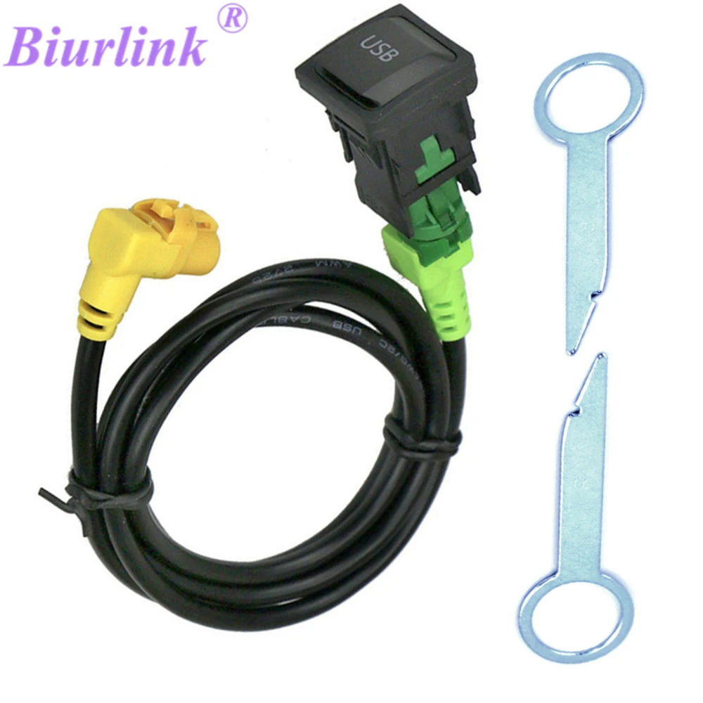Автомобильный AUX USB адаптер Biurlink RCD510 RNS510 RNS315 RCD310 RCD300 аудиокабель переключатель