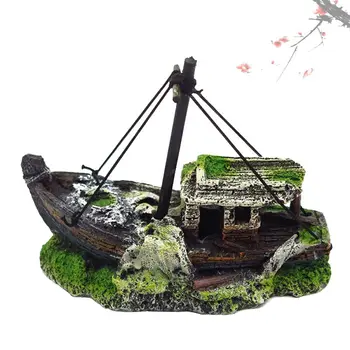 Retro Sailing Submarine Landscaping Figurines Vintage Retro Rotten Ship Wreck Fish Tank Aquarium Ornament Decoration 
Retro Sailing Submarine Landscaping Figurines Vintage Retro Rotten Ship Wreck Fish Tank Aquarium Ornament Decoration