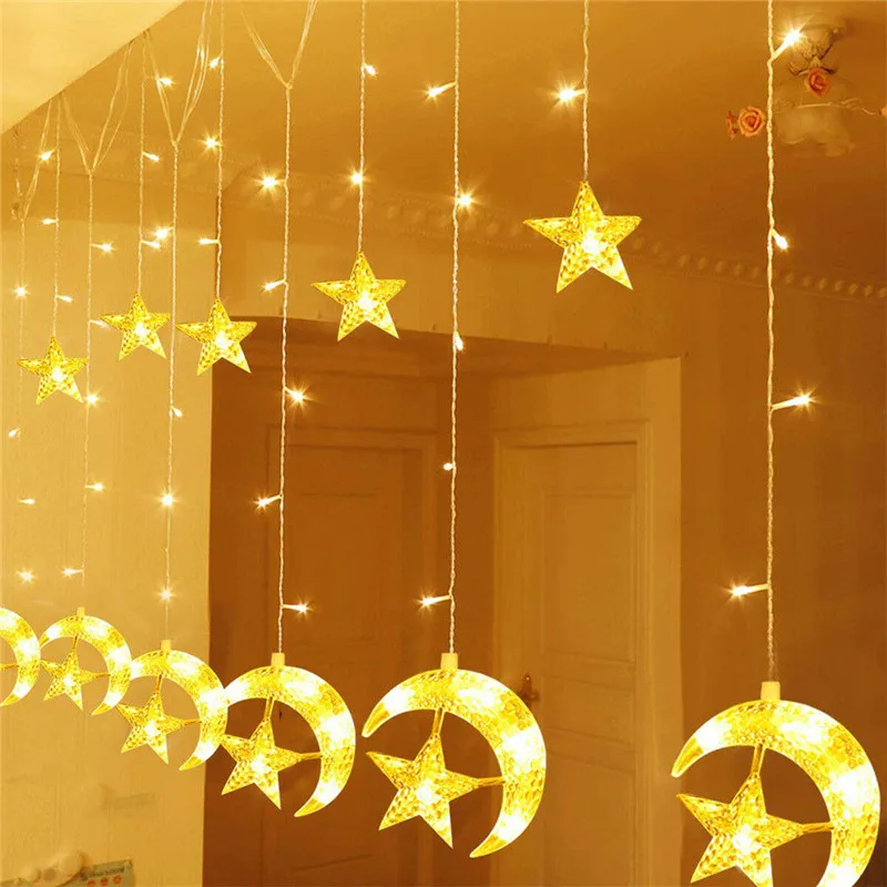 1.5/3 m 10/20 LED Islamic EID Ramadan Festival String LED Light Decoration Star Moon Outdoor String Lights Christmas Home Lamp
1.5/3 m 10/20 LED Islamic EID Ramadan Festival String LED Light Decoration Star Moon Outdoor String Lights Christmas Home Lamp