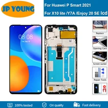 Écran tactile LCD de remplacement, 6.67 pouces, pour Huawei P Smart 2021 Y7A PPA-LX2 Huawei Honor 10X Lite=