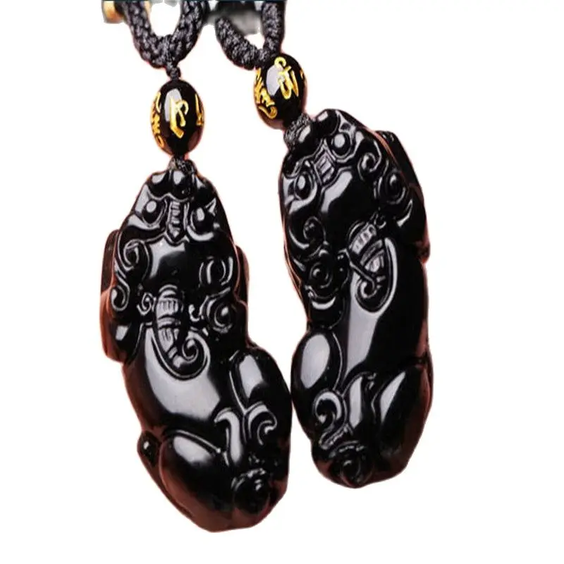 Natural Obsidian Pendant Lucky Evil Transport Safety Obsidian Brave Men And Women Lovers Pair Pendant Pair
Natural Obsidian Pendant Lucky Evil Transport Safety Obsidian Brave Men And Women Lovers Pair Pendant Pair