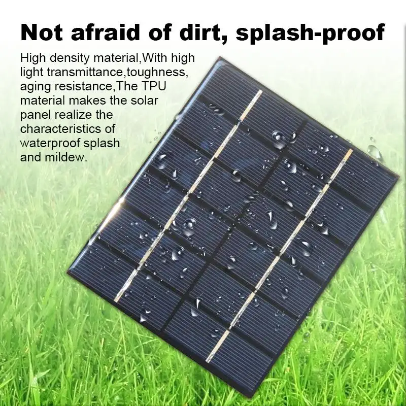 Solar Panel 6V 2W Energy Saving Solar Power Charger USB Mini Polycrystalline 110×136×3.0MM DIY Module
Solar Panel 6V 2W Energy Saving Solar Power Charger USB Mini Polycrystalline 110×136×3.0MM DIY Module