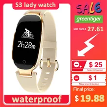 S3 プラススマート腕時計カラー画面防水女性スマートバンド心拍数モニタースマートウォッチレロジオ inteligente アンドロイド ios 用(China)