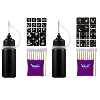 2 set Temporary Tattoo Ink Jagua Fruit Gel/Ink No Chemicals No Alcohol 10Ml Tattoo Stickers - F11 & Y17
2 set Temporary Tattoo Ink Jagua Fruit Gel/Ink No Chemicals No Alcohol 10Ml Tattoo Stickers - F11 & Y17