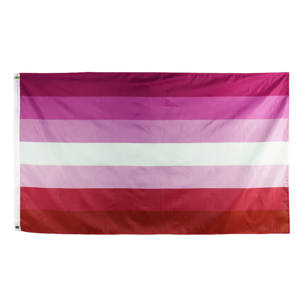LGBT Gay Pride Flag Lesbian Rainbow 150X90CM 3x5 FT 100D Polyester Digital Printing Sports Outdoor indoorWith Two Grommets
LGBT Gay Pride Flag Lesbian Rainbow 150X90CM 3x5 FT 100D Polyester Digital Printing Sports Outdoor indoorWith Two Grommets
