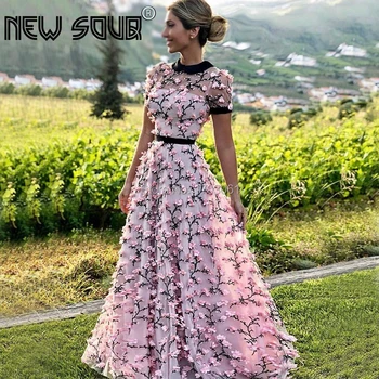 Pink 3D Flower Evening Dresses 2019 Formal Prom Dress For Dubai Arabic Vestido De Festa Couture Kaftans Party Gowns Abendkleider
Pink 3D Flower Evening Dresses 2019 Formal Prom Dress For Dubai Arabic Vestido De Festa Couture Kaftans Party Gowns Abendkleider