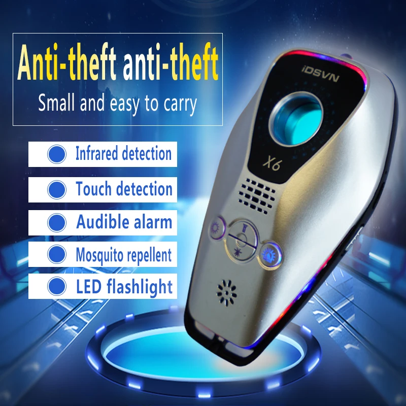 Anti Candid Camera Detector Mini Anti-Spy Camera Infrared Detector Wireless GPS Locator Signal Bug Scanner Alarm Device
Anti Candid Camera Detector Mini Anti-Spy Camera Infrared Detector Wireless GPS Locator Signal Bug Scanner Alarm Device