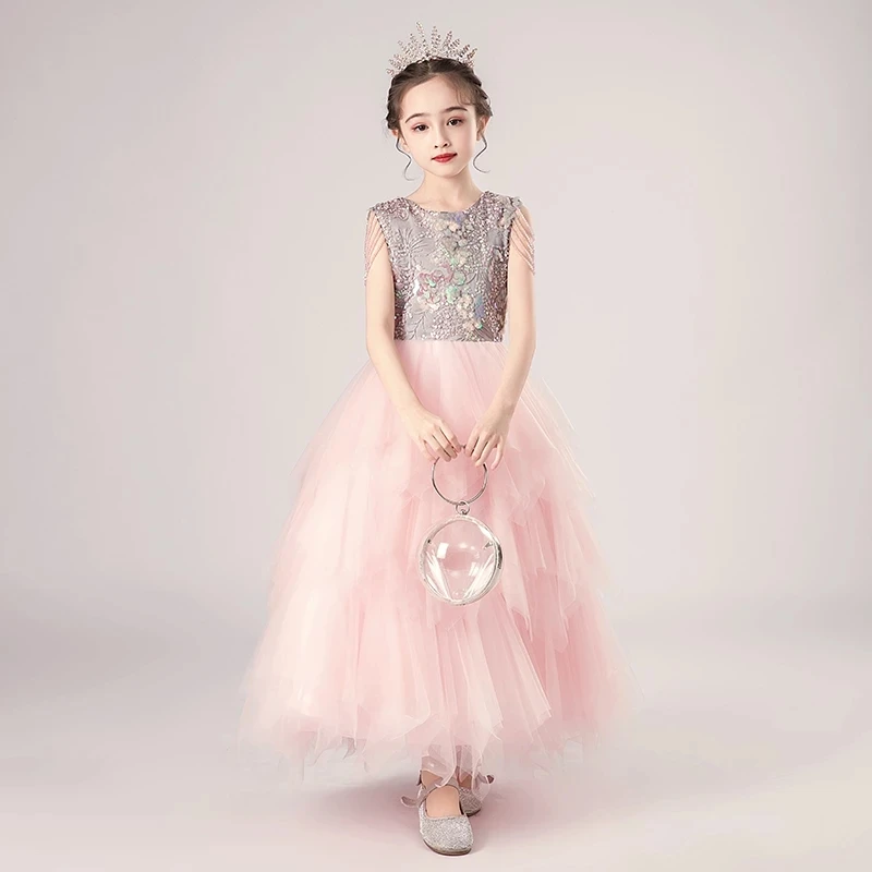 Платья для девочек с цветочным рисунком на свадьбу, с круглым вырезом, без рукавов, Детские вечерние платья для причастия, платье принцессы с блестками и аппликацией на шнуровке
Платья для девочек с цветочным рисунком на свадьбу, с круглым вырезом, без рукавов, Детские вечерние платья для причастия, платье принцессы с блестками и аппликацией на шнуровке