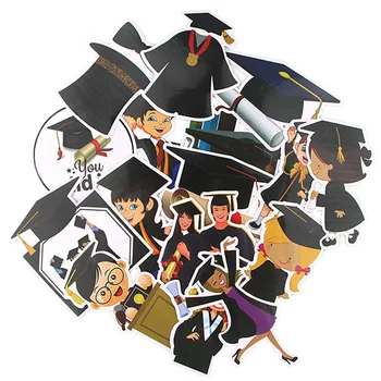 15Pcs Graduation Season Photo Props Stickers Guitar Suitcase Laptop Sticker Set Grad Congratulation Decal Decoration Combination
15Pcs Graduation Season Photo Props Stickers Guitar Suitcase Laptop Sticker Set Grad Congratulation Decal Decoration Combination