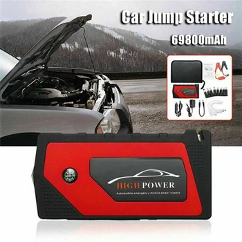 Car Jump Starter 69800mAh Power Bank Portable Emergency Charger With Safety Hammer Car Booster Starting Device Waterproof 600A
Car Jump Starter 69800mAh Power Bank Portable Emergency Charger With Safety Hammer Car Booster Starting Device Waterproof 600A