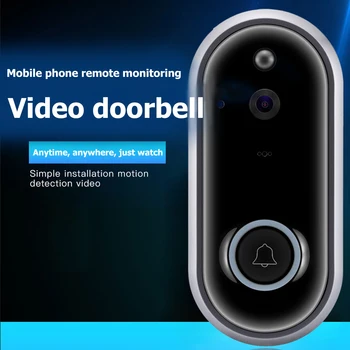 Wireless WiFi Video Doorbell Real-Time Intercom Night Vision Two-Way Audio Function Security Smart Phone Door Ring Support PIR
Wireless WiFi Video Doorbell Real-Time Intercom Night Vision Two-Way Audio Function Security Smart Phone Door Ring Support PIR
