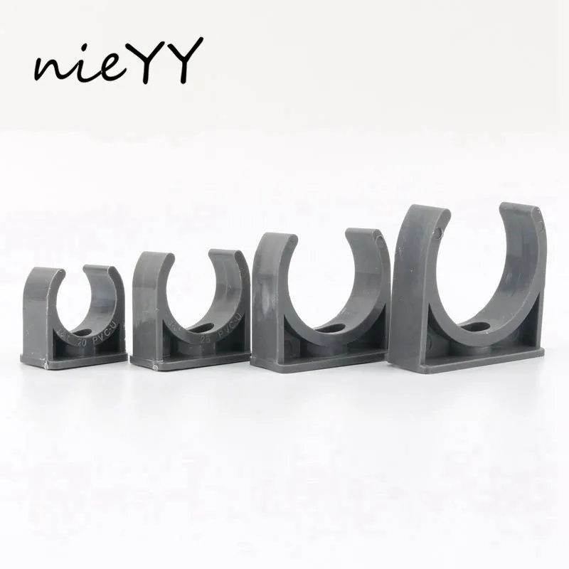 10Pcs 20Mm 25Mm 32Mm 40Mm Gray PVC PPR Pipe Support Water Supply Pipe Clamps Hard Tube Bracket Garden Irrigation System Fittings
10Pcs 20Mm 25Mm 32Mm 40Mm Gray PVC PPR Pipe Support Water Supply Pipe Clamps Hard Tube Bracket Garden Irrigation System Fittings