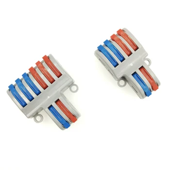Terminal block lighting wire connector 2 into 4/6 splitter cable terminal compact cable connector screw fixed connectors
Terminal block lighting wire connector 2 into 4/6 splitter cable terminal compact cable connector screw fixed connectors