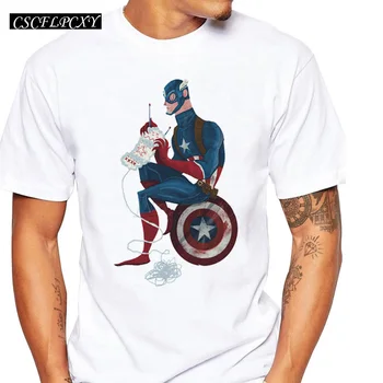 New arrivals the Avengers fashion men t-shirt superman captain america paint design male tops creative funny tee for boys
New arrivals the Avengers fashion men t-shirt superman captain america paint design male tops creative funny tee for boys