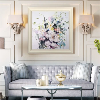 Simple hand-painted Oil Paintings US-style Dining Hall E Floral Paintings Decorative Painting Peony Handmade Custom Sharply
Simple hand-painted Oil Paintings US-style Dining Hall E Floral Paintings Decorative Painting Peony Handmade Custom Sharply