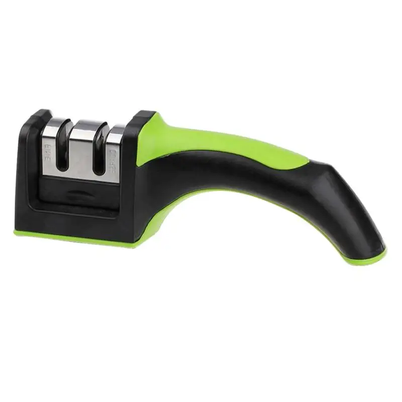 Premium Edge Grip Two Stages Manual Knife Sharpener with Non-slip Sponge Mats and Ergonomic Design - Green
Premium Edge Grip Two Stages Manual Knife Sharpener with Non-slip Sponge Mats and Ergonomic Design - Green