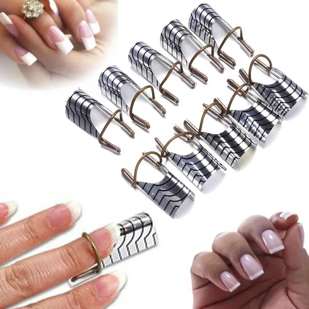 5pcs/set Nail Form silver Aluminum Reusable Nail Extension finger Care Form Guide crystal Extended Light therapy armor tool
5pcs/set Nail Form silver Aluminum Reusable Nail Extension finger Care Form Guide crystal Extended Light therapy armor tool