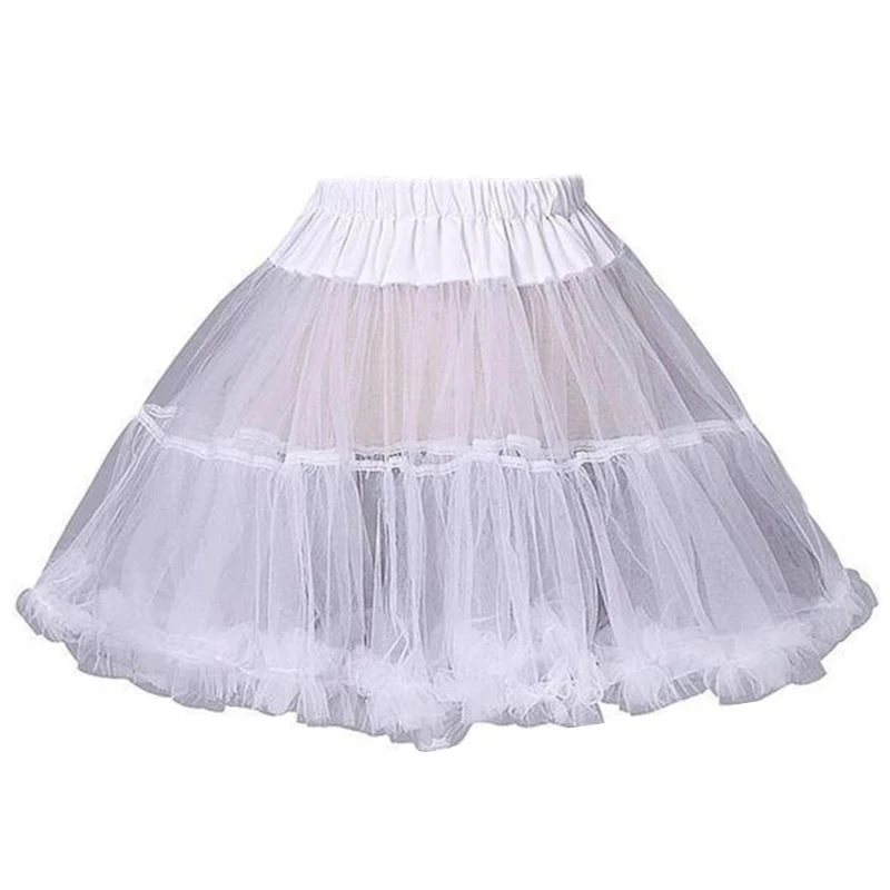 Women Girls Ruffled Short Petticoat Solid White Color Fluffy Bubble Tutu Skirt Puffy Half Slip Prom Crinoline Underskirt
Women Girls Ruffled Short Petticoat Solid White Color Fluffy Bubble Tutu Skirt Puffy Half Slip Prom Crinoline Underskirt