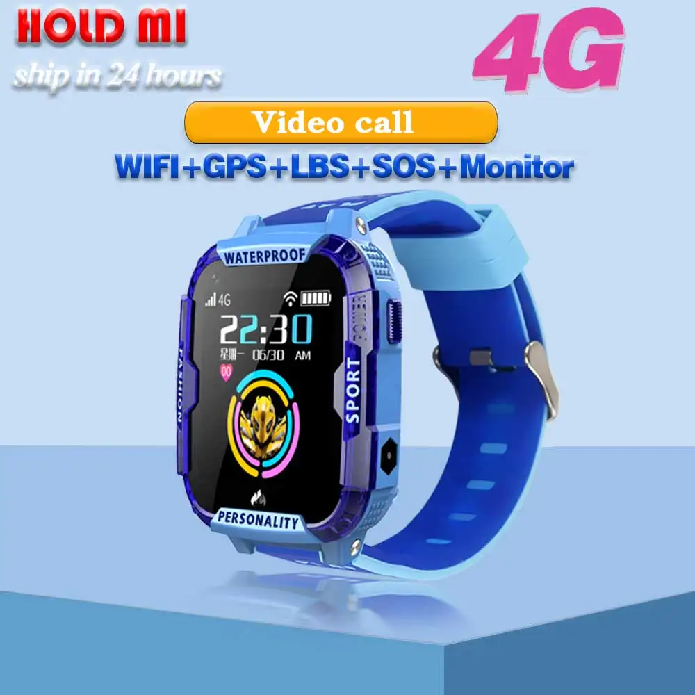 4G Smart Watch Kids GPS Wifi SOS Video call IP67 waterproof Alarm Clock Camera Baby Watch Position Phone Children Smartwatch
4G Smart Watch Kids GPS Wifi SOS Video call IP67 waterproof Alarm Clock Camera Baby Watch Position Phone Children Smartwatch