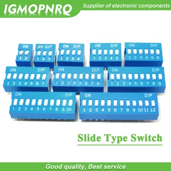 10pcs Slide Type Switch Module 1 2 3 4 5 6 7 8 10 12PIN 2.54mm Position Way DIP Pitch Toggle Switch Blue Snap Switch Dial Switch
10pcs Slide Type Switch Module 1 2 3 4 5 6 7 8 10 12PIN 2.54mm Position Way DIP Pitch Toggle Switch Blue Snap Switch Dial Switch