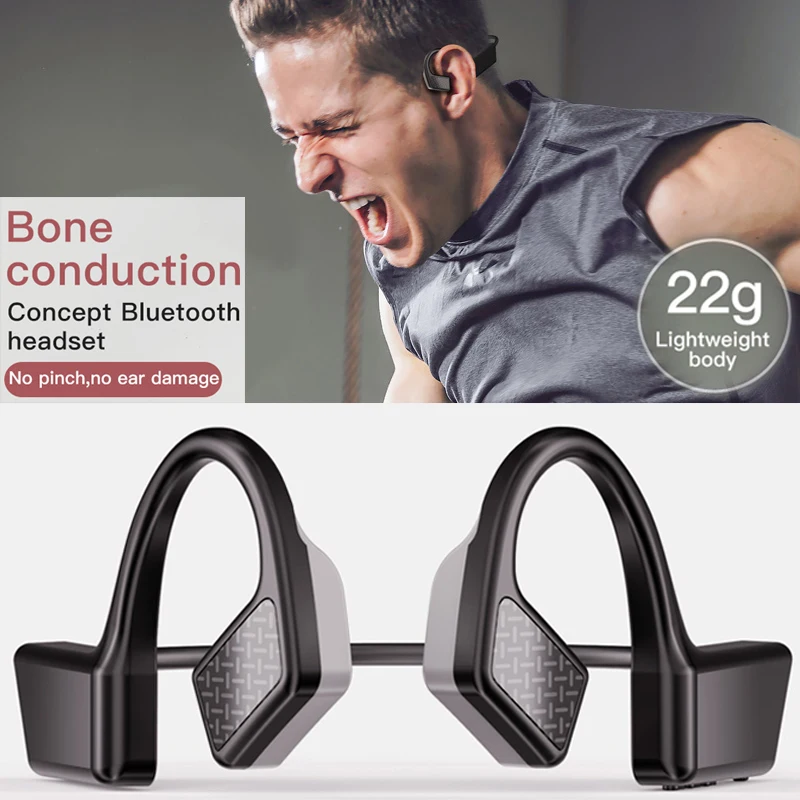 K08 Headphone Bluetooth 5.0 Bone Conduction Bluetooth Headset Wireless Outdoor Sport Earphones TWS Sport Waterproof Earbuds
K08 Headphone Bluetooth 5.0 Bone Conduction Bluetooth Headset Wireless Outdoor Sport Earphones TWS Sport Waterproof Earbuds