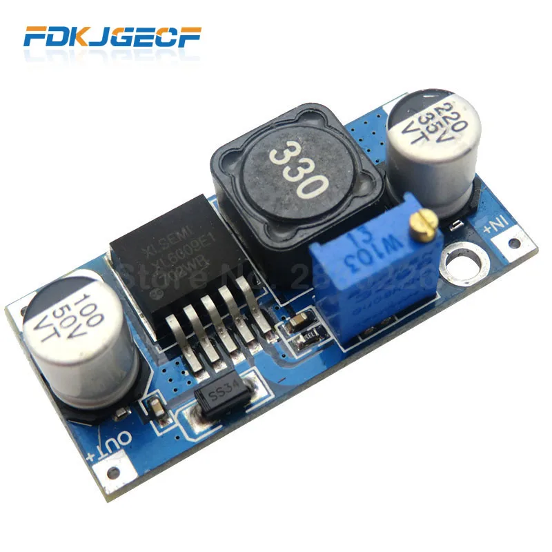3A Voltage regulator lm2596 LM2596S DC-DC 3-40V adjustable step-down power Supply module
3A Voltage regulator lm2596 LM2596S DC-DC 3-40V adjustable step-down power Supply module