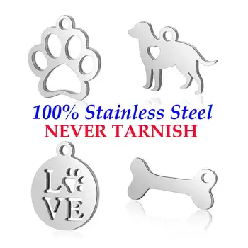 10 Pieces Pet Dog Paw Charm Wholesale 100% Stainless Steel DIY Jewelry Charms DIY Jewelry Finding Pendant
10 Pieces Pet Dog Paw Charm Wholesale 100% Stainless Steel DIY Jewelry Charms DIY Jewelry Finding Pendant