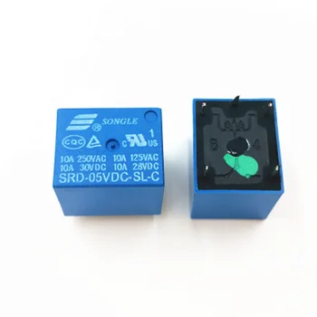 Relay SRD-05VDC-SL-C SRD-09VDC-SL-C SRD-12VDC-SL-C SRD-24VDC-SL-C 5PINS 5V 9V 6V 24V 12V High-quality 10A 250VA
Relay SRD-05VDC-SL-C SRD-09VDC-SL-C SRD-12VDC-SL-C SRD-24VDC-SL-C 5PINS 5V 9V 6V 24V 12V High-quality 10A 250VA