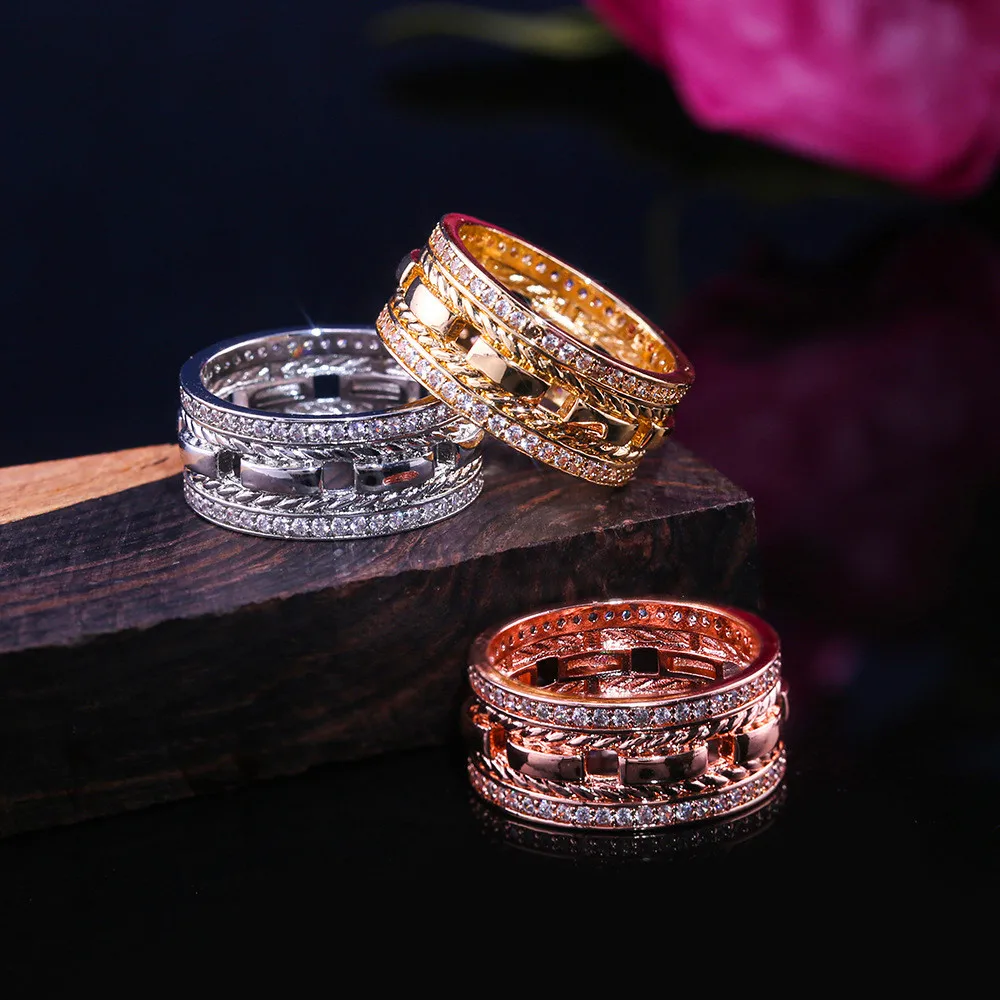Vintage Silver Yellow Gold Color Wedding Ring Unique Style Unisex White Zircon Cross Ring Simple Engagement Rings For Couple
Vintage Silver Yellow Gold Color Wedding Ring Unique Style Unisex White Zircon Cross Ring Simple Engagement Rings For Couple