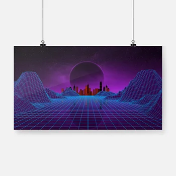 Retro Wave Landscape Hills Poster Canvas Wall Art Decoration Prints Dorm Living Room Home Bedroom Decor Painting
Retro Wave Landscape Hills Poster Canvas Wall Art Decoration Prints Dorm Living Room Home Bedroom Decor Painting