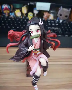 

Anime Demon Slayer Kimetsu No Yaiba Kamado Nezuko 1/8 Scale Painted PVC Action Figure Collectible Model Kids Toys Doll 18cm