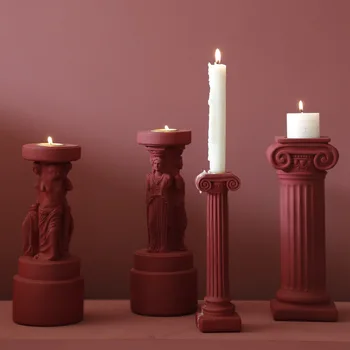 Ancient Greek European Venus Statue Liberty Roman Column Candlestick Creative Aromatherapy Candle Holder Candle Lantern Resin
Ancient Greek European Venus Statue Liberty Roman Column Candlestick Creative Aromatherapy Candle Holder Candle Lantern Resin
