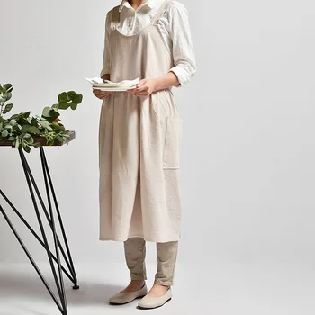 Hot Medieval Washed Cotton Linen Kitchen Apron for Cooking Baking Flower Shop Ruffles Work Clean Apron for Woman Uniform Lady Dr
Hot Medieval Washed Cotton Linen Kitchen Apron for Cooking Baking Flower Shop Ruffles Work Clean Apron for Woman Uniform Lady Dr