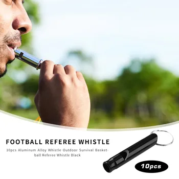 Soccer Referee Aluminum Alloy Whistles Pack 10 for Outdoor Survival Camping Outdoor Survival Tools Train Whistle
Soccer Referee Aluminum Alloy Whistles Pack 10 for Outdoor Survival Camping Outdoor Survival Tools Train Whistle