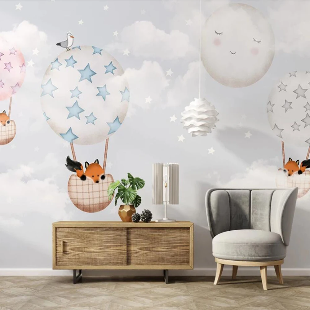 Drop Shipping Custom 3D Wallpaper Hand-painted Children's Room Hot Air Balloon Wallpaper Cartoon Mural Decoration Wallpaper
Drop Shipping Custom 3D Wallpaper Hand-painted Children's Room Hot Air Balloon Wallpaper Cartoon Mural Decoration Wallpaper
