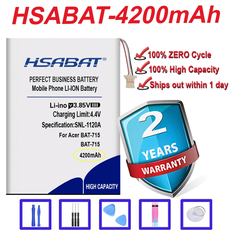 Топ бренд 100% новый аккумулятор 4200mAh BAT-715 для Acer Iconia Tab B1 B1-A71 B1-710 в наличии |