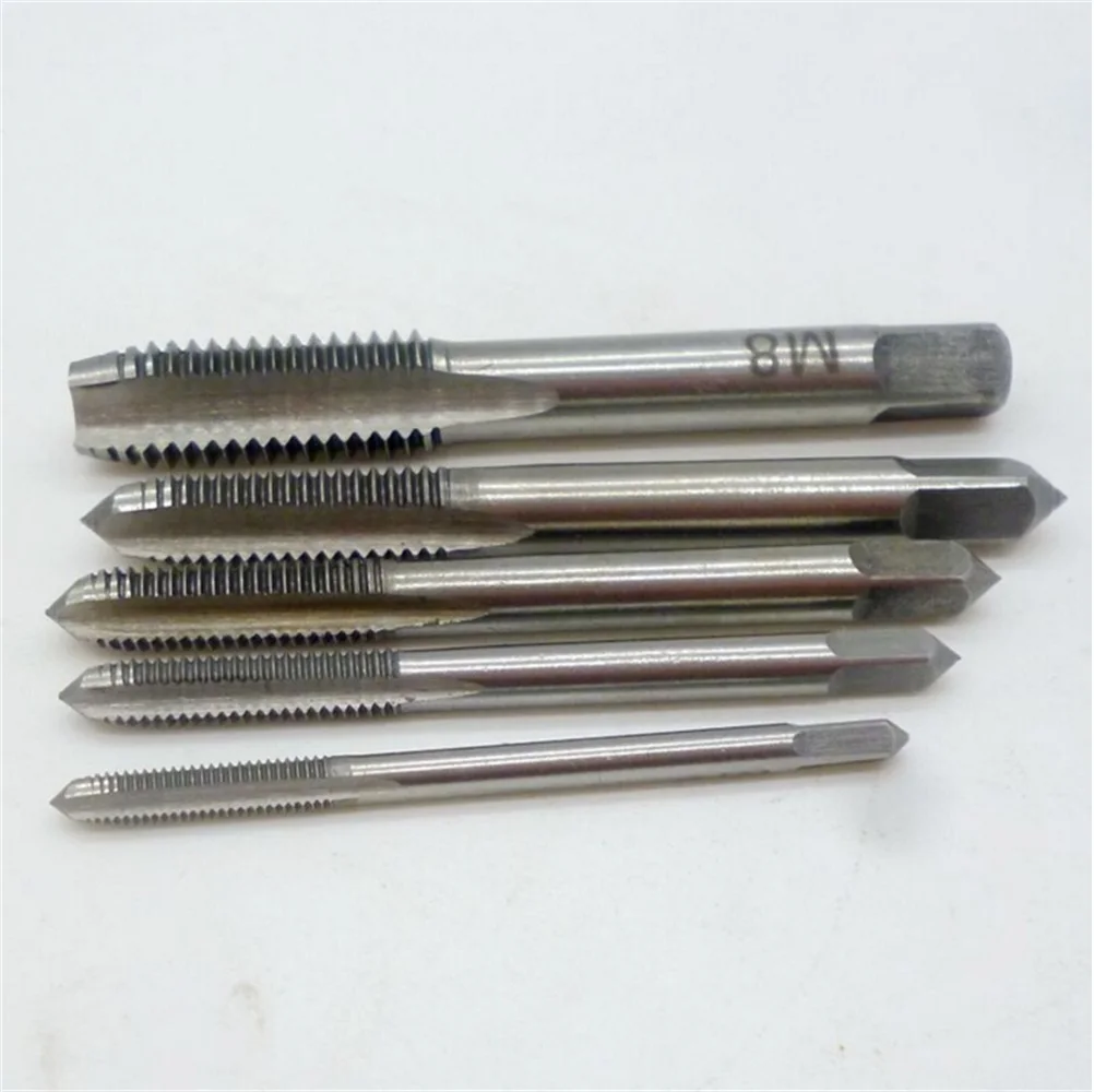 Hot Selling 5pcs/Set Good Quality M3/M4/M5/M6/M8 Tap Set Fit Handle DIY Tool New Machine Hand Screw Thread Taps Reamer
Hot Selling 5pcs/Set Good Quality M3/M4/M5/M6/M8 Tap Set Fit Handle DIY Tool New Machine Hand Screw Thread Taps Reamer