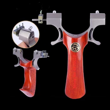 New stainless steel + sandalwood slingshot outdoor hunting slingshot powerful sports shooting slingshot with rubber band
New stainless steel + sandalwood slingshot outdoor hunting slingshot powerful sports shooting slingshot with rubber band
