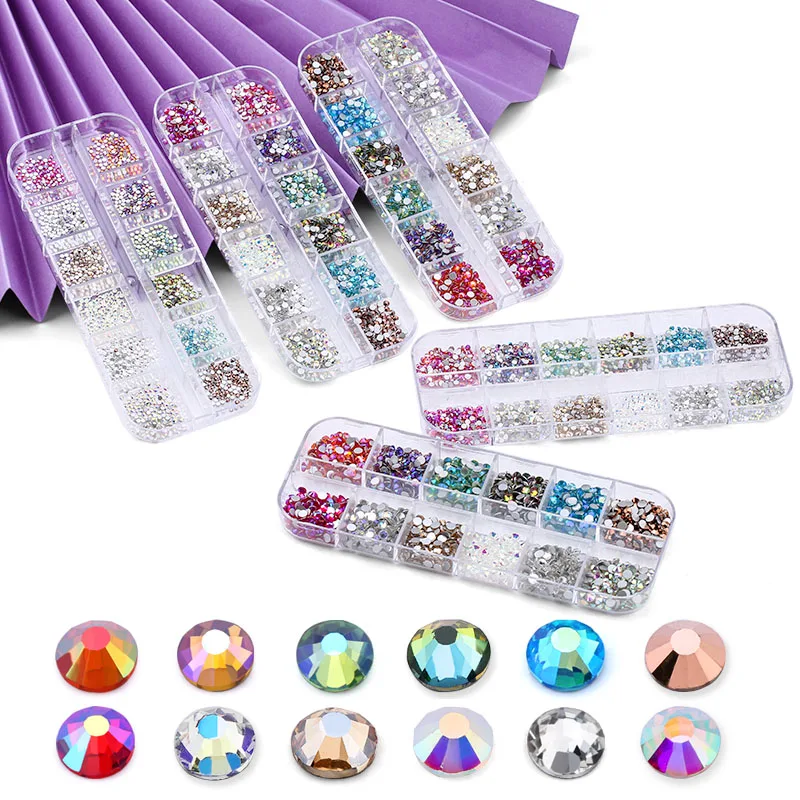 1 Box Same-size 12 Colors Glass AB Nail Rhinestones Crystals Strass Partition DIY Manicure 3D Nails Art Rhinestone Decorations
1 Box Same-size 12 Colors Glass AB Nail Rhinestones Crystals Strass Partition DIY Manicure 3D Nails Art Rhinestone Decorations