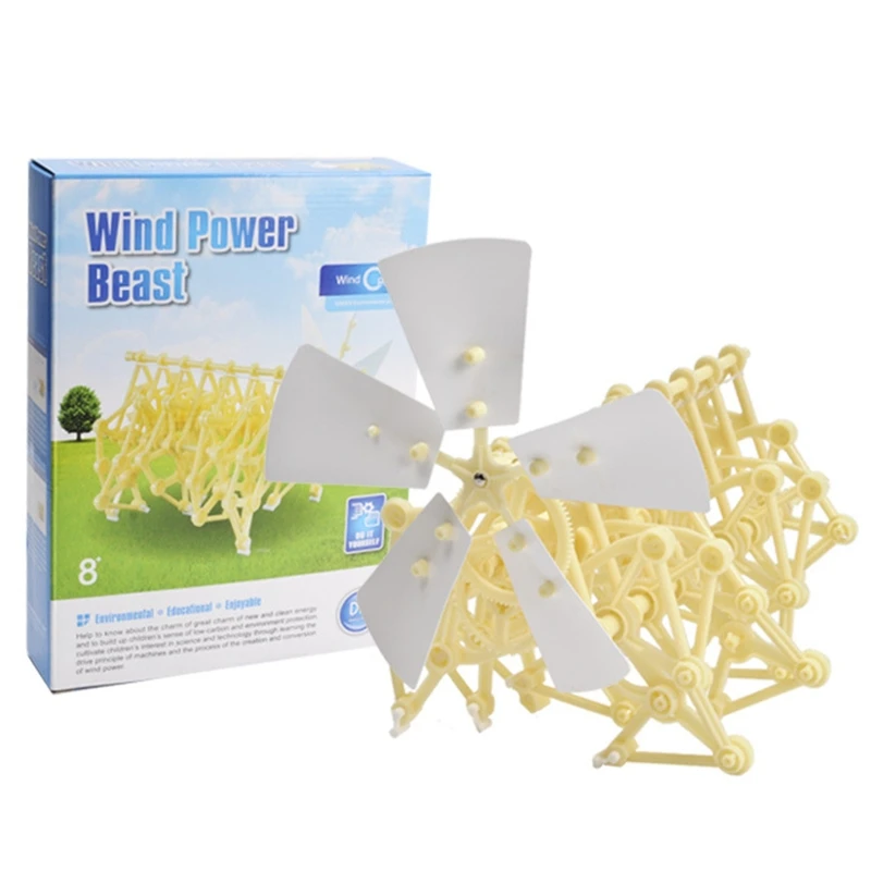 Wind Power Beast Bionic Invention Small Toy Manual Robot Puzzle Science Experiment DIY Assembled Block Kids Educational Toy
Wind Power Beast Bionic Invention Small Toy Manual Robot Puzzle Science Experiment DIY Assembled Block Kids Educational Toy
