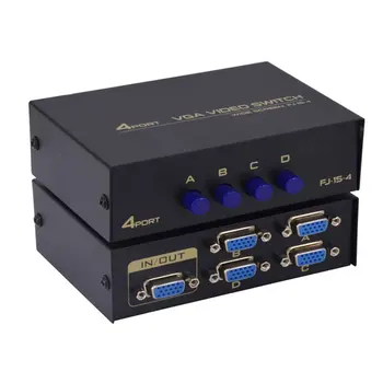 4 Ports Plug And Play Metal Stable Hub Sharing TV Projector VGA For Computer Displayport USB 2.0 Selector Accessories KVM Switch
4 Ports Plug And Play Metal Stable Hub Sharing TV Projector VGA For Computer Displayport USB 2.0 Selector Accessories KVM Switch