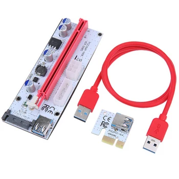 VER 008S Graphics Cards Riser Card USB3.0 Adapter Slot Extension Cable Mining Professional Accessories Connector PCI-E 1XTO16X
VER 008S Graphics Cards Riser Card USB3.0 Adapter Slot Extension Cable Mining Professional Accessories Connector PCI-E 1XTO16X