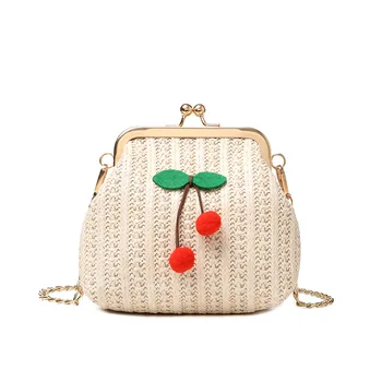Summer Mini Bag Women's New Mori Holiday Straw Bag Ins Cute Girl's Chain Sling Bucket Bag 
Summer Mini Bag Women's New Mori Holiday Straw Bag Ins Cute Girl's Chain Sling Bucket Bag