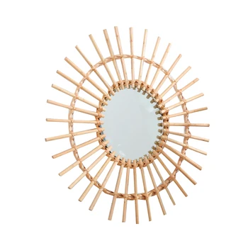 Clear Home Compact Rattan Dressing Mirror Round Gifts Space Saving Wall Hanging Art Deco Bathroom Living Room Portable Interior
Clear Home Compact Rattan Dressing Mirror Round Gifts Space Saving Wall Hanging Art Deco Bathroom Living Room Portable Interior