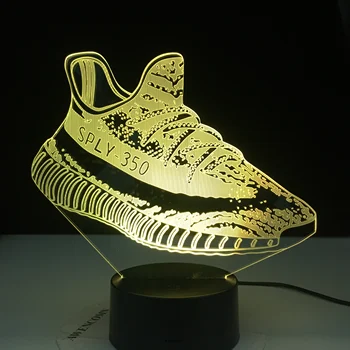 Shoe Figure Table Lamp Kid Bedroom 3D Visual Casual LED Touch Switch Colorful Gradient NightLight Home Decoration Mood Lighting
Shoe Figure Table Lamp Kid Bedroom 3D Visual Casual LED Touch Switch Colorful Gradient NightLight Home Decoration Mood Lighting