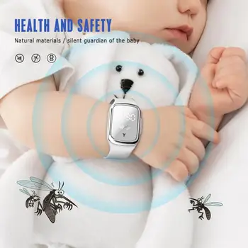 Ultrasonic Mosquito Repellent Bracelet Adult Kids Anti Mosquito Killer Pest Insect Drive Wristband Indoor Outdoor Protection 
Ultrasonic Mosquito Repellent Bracelet Adult Kids Anti Mosquito Killer Pest Insect Drive Wristband Indoor Outdoor Protection