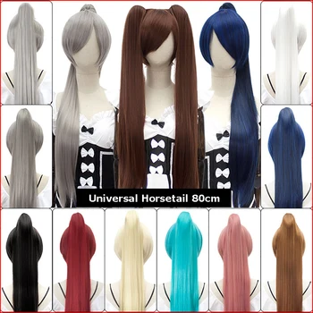DIFEIk cosplay Halloween High Temperature Resistant Fiber Synthetic Long Straight Female Wig Clip Ponytail Multicolor Optional
DIFEIk cosplay Halloween High Temperature Resistant Fiber Synthetic Long Straight Female Wig Clip Ponytail Multicolor Optional