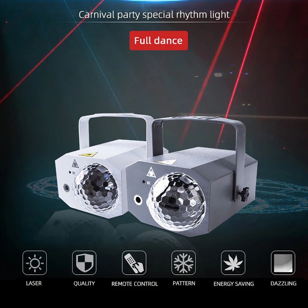 LED Disco Laser Light RGB Projector Party Lights 16 Patterns DJ Magic Ball Laser Party Holiday Christmas Stage Lighting Effect
LED Disco Laser Light RGB Projector Party Lights 16 Patterns DJ Magic Ball Laser Party Holiday Christmas Stage Lighting Effect