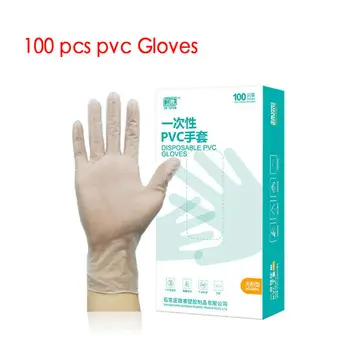 New Kitchen Disposable Gloves 100 Pieces Transparent Disposable PVC Gloves Medical Latex Garden Gloves Home Cleaning Solid 2020
New Kitchen Disposable Gloves 100 Pieces Transparent Disposable PVC Gloves Medical Latex Garden Gloves Home Cleaning Solid 2020