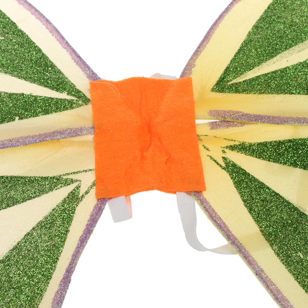 2pcs Lovely Princess Butterfly Fairy Wings Fancy Dress Up Angel Wings Ladies Girls Child Birthday Party Accessories Dance Props 2pcs Lovely Princess Butterfly Fairy Wings Fancy Dress Up Angel Wings Ladies Girls Child Birthday Party Accessories Dance Props